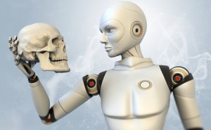 Blog - Robot with Skull